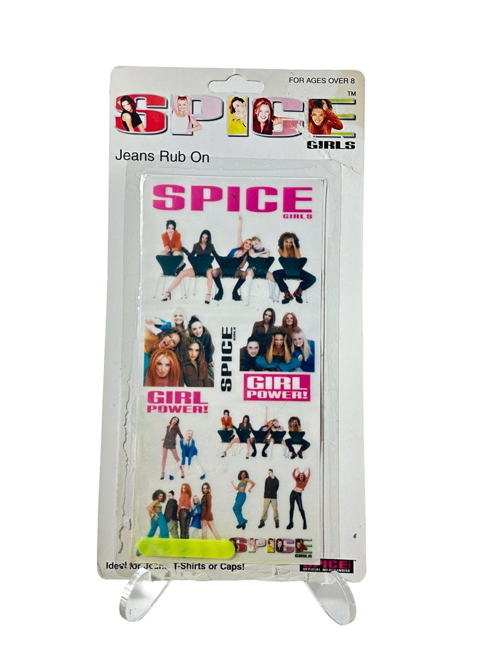 Vintage Spice Girls Jeans Rub On 1997 Ginger Sporty Baby Scary Posh